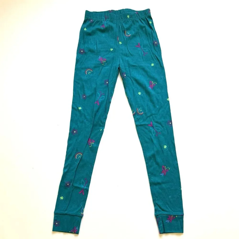 Disney Encanto Mirabel Girls Pajama Set Size 10 2 Pc Teal Long Sleeve Cotton